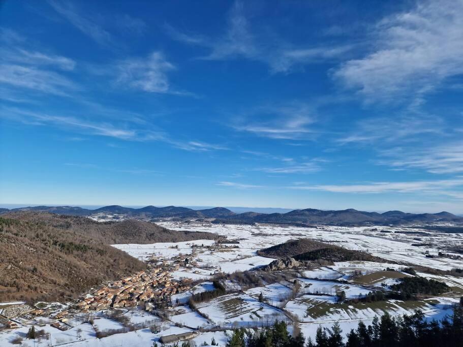 Gite L'Enclos O Rendez-Vous Roquefeuil-Pays De Sault- Avec Jardin Exteriör bild